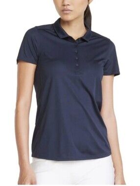 Women’s  Puma Navy Blazer Enjoy Golf  Short-Sleeve Polo Top